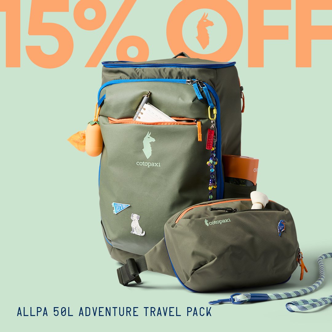 Cotopaxi UK Facebook ad: Welcome Back, Traveller