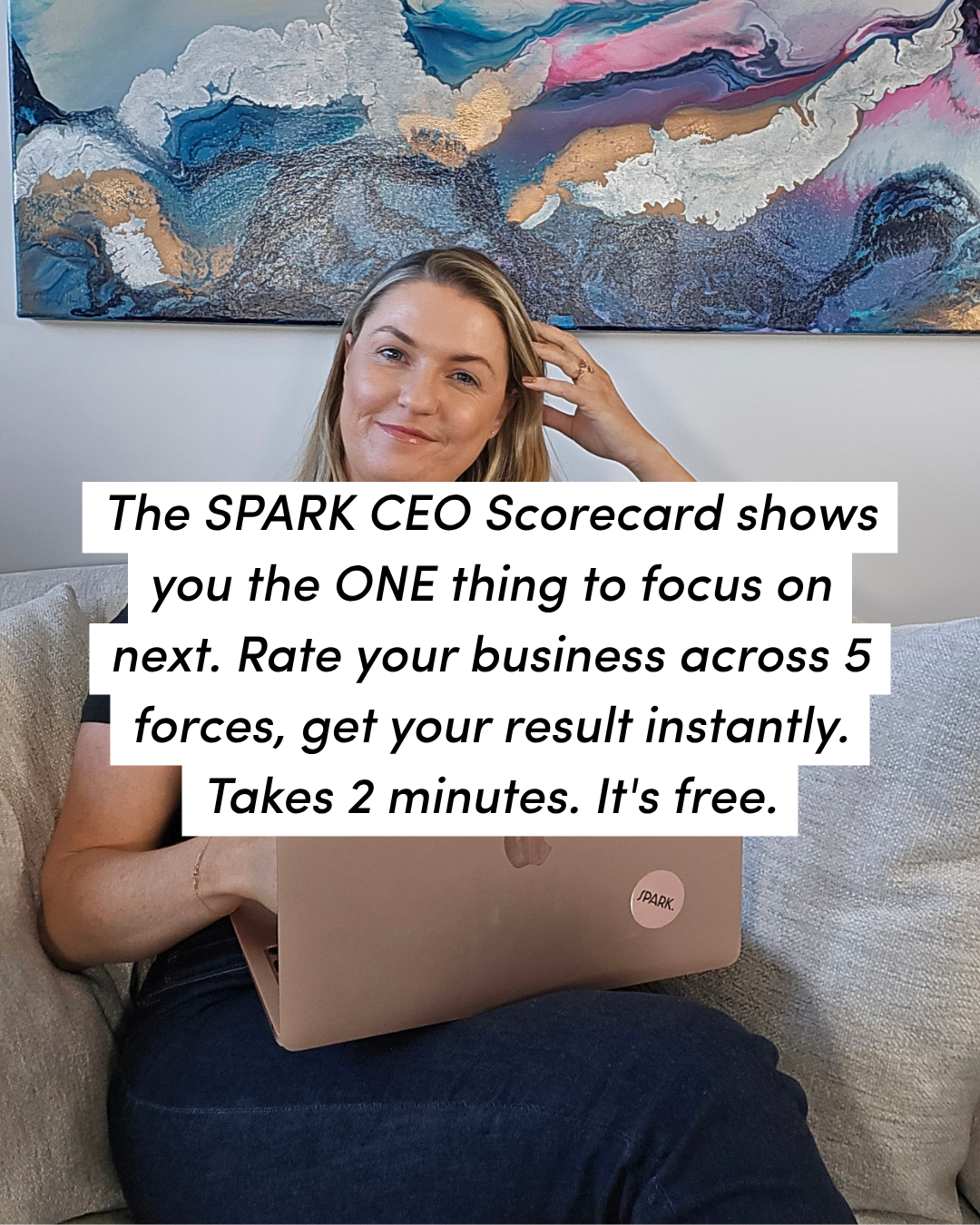 SPARK Business Facebook ad: Free SPARK CEO Scorecard