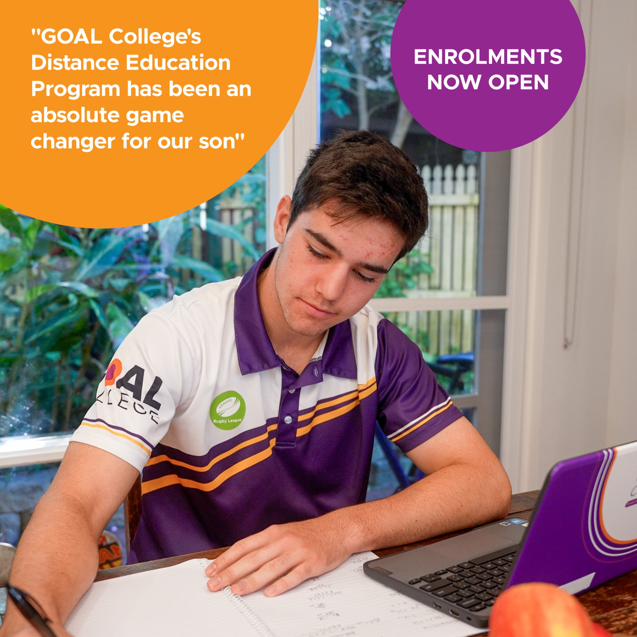 GOAL College Facebook ad