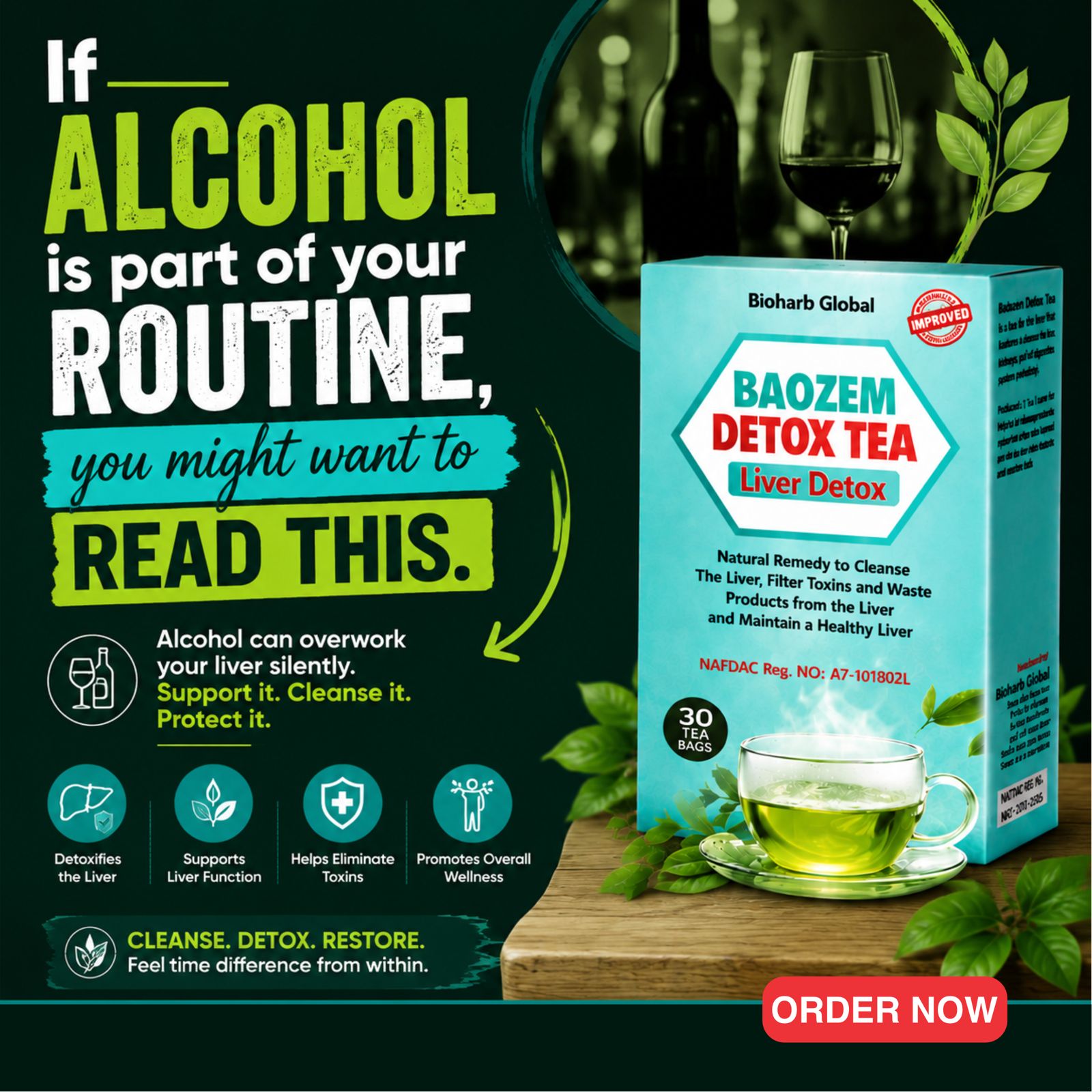 Liver Detox Tea NG Facebook ad