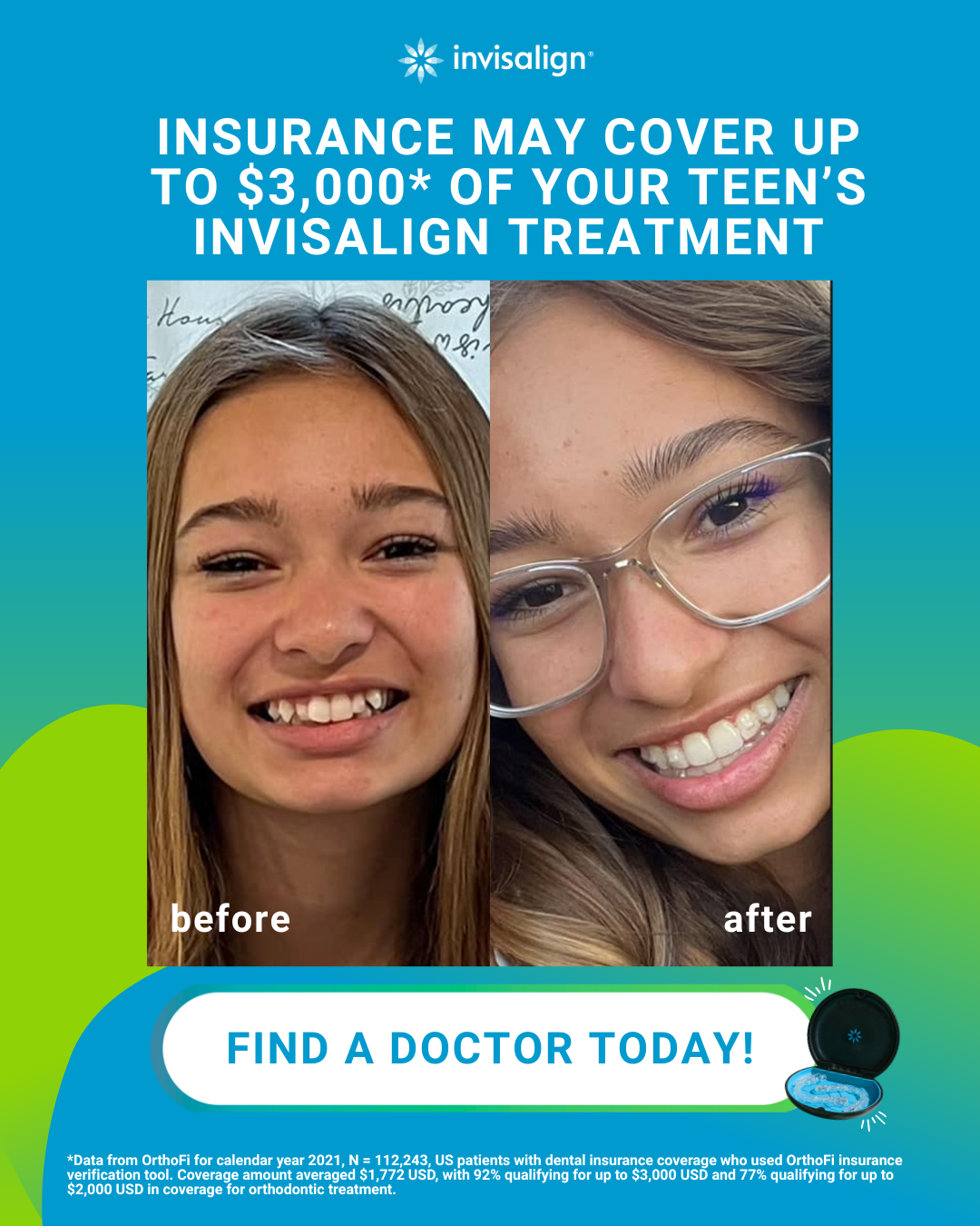 Invisalign Facebook ad
