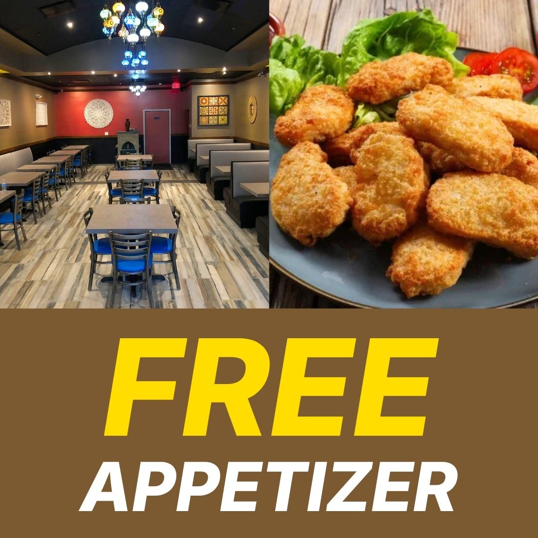 Mantra Indian Cuisine Facebook ad: Free Appetizer This Week!