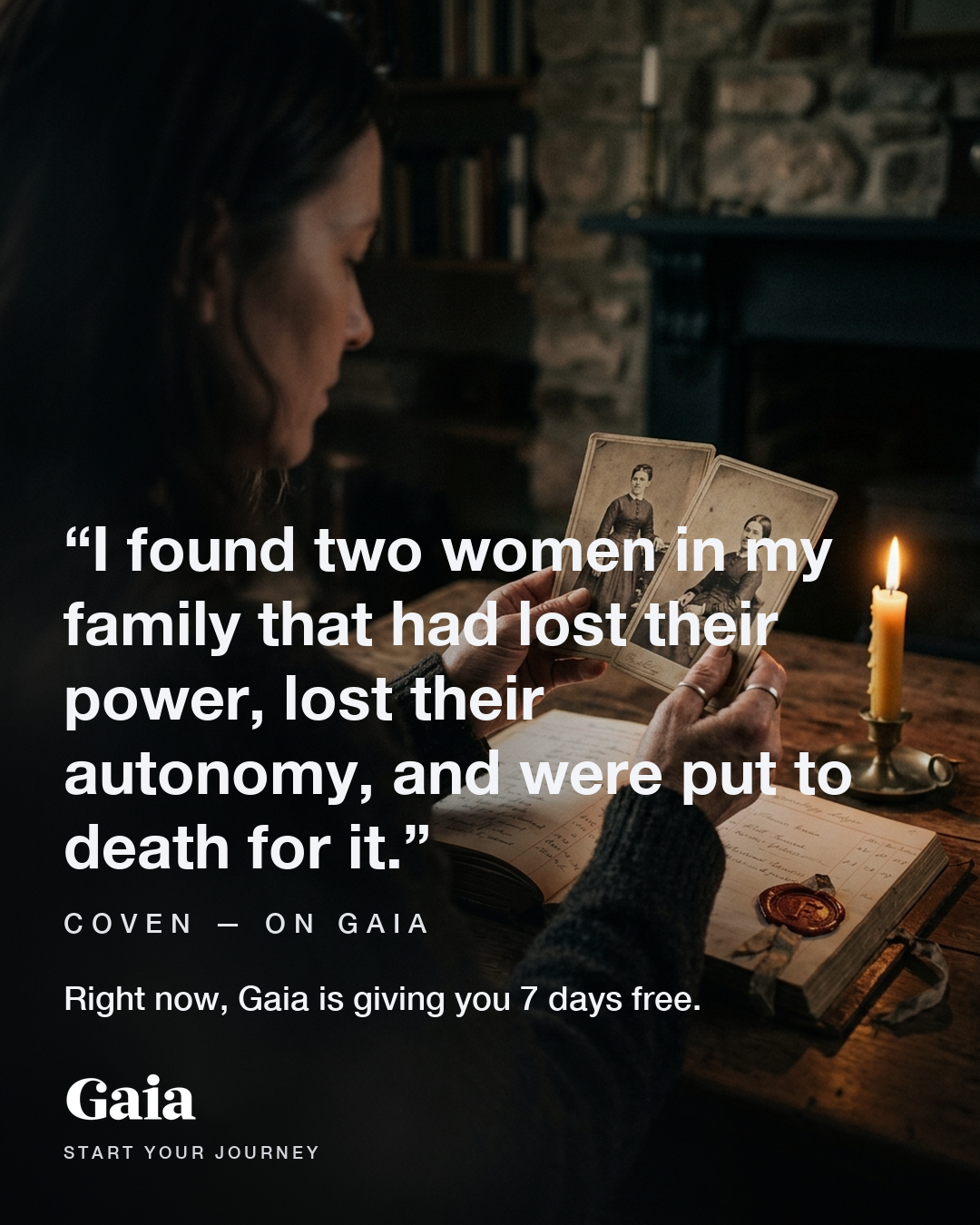 Gaia Facebook ad