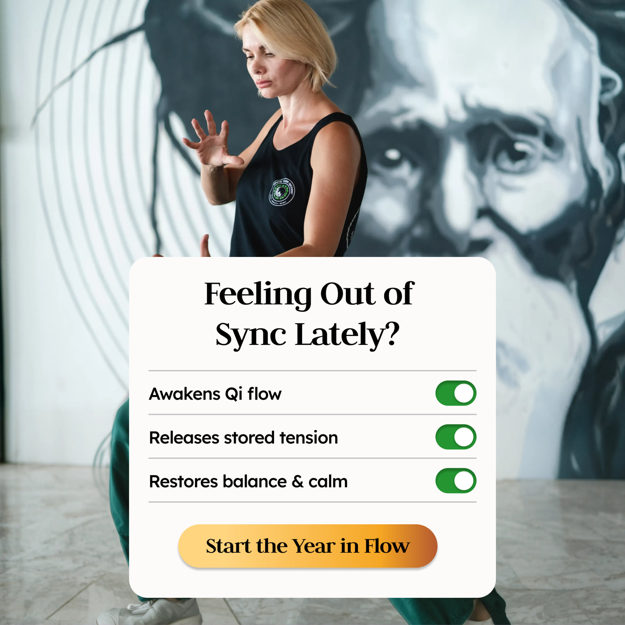 White Tiger Qigong Facebook ad