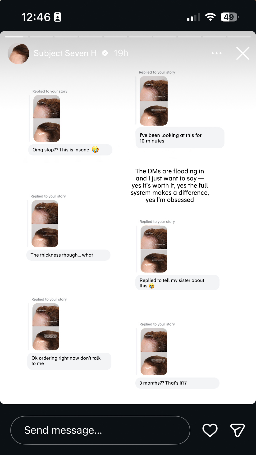 Chāmpo Haircare Facebook ad