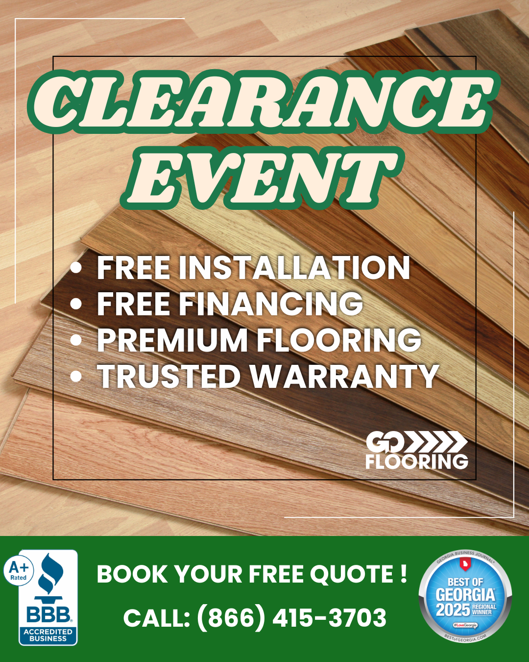 GO FLOORING Facebook ad