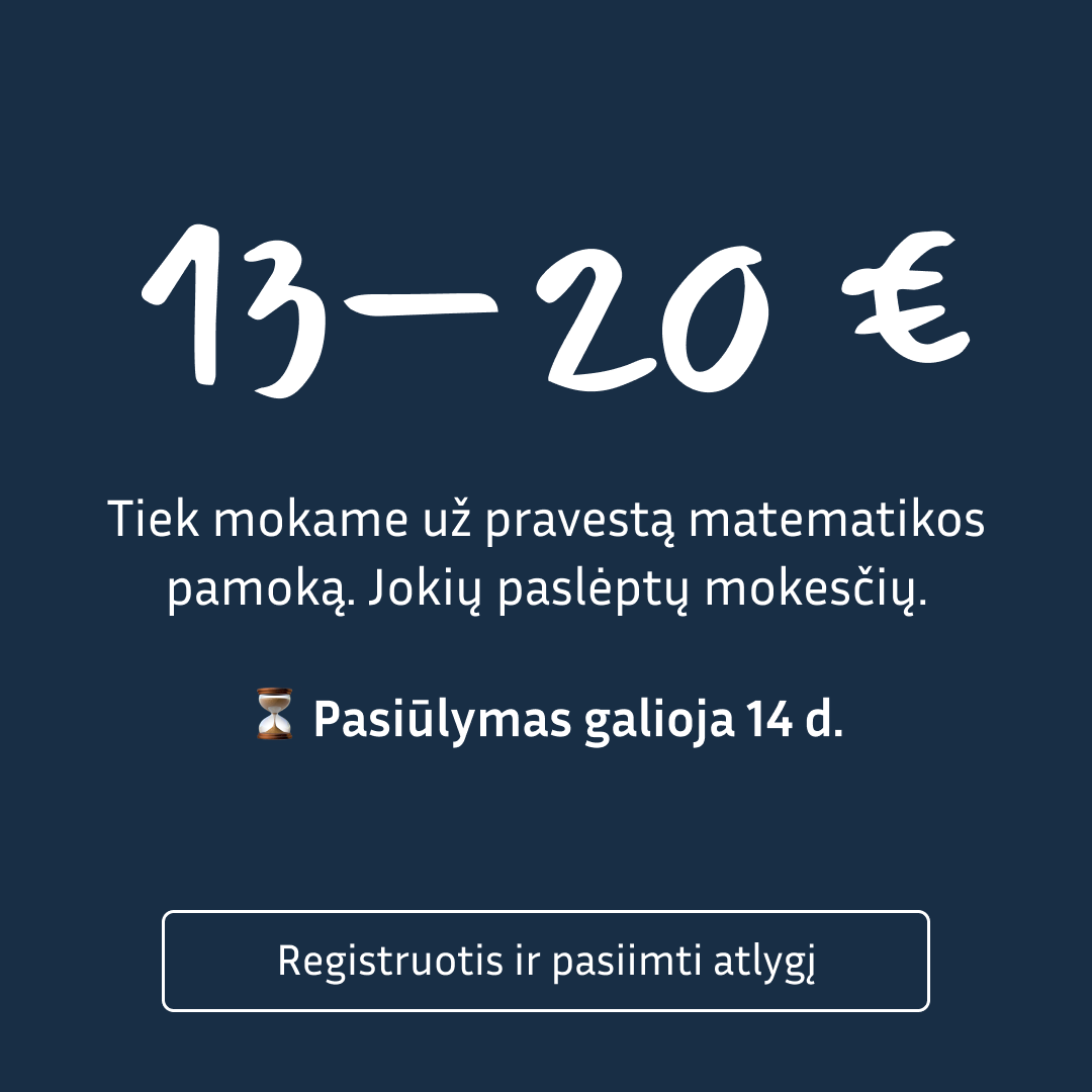 Korepetitoriai.lt Facebook ad