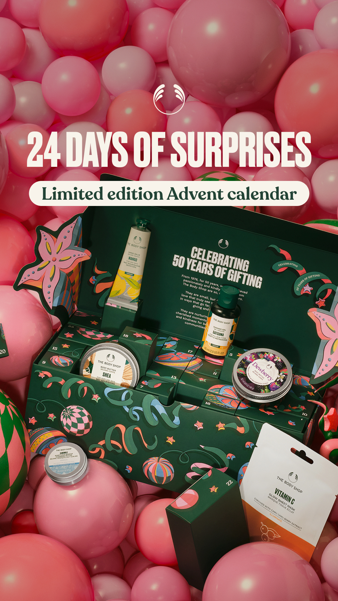 The Body Shop Facebook ad