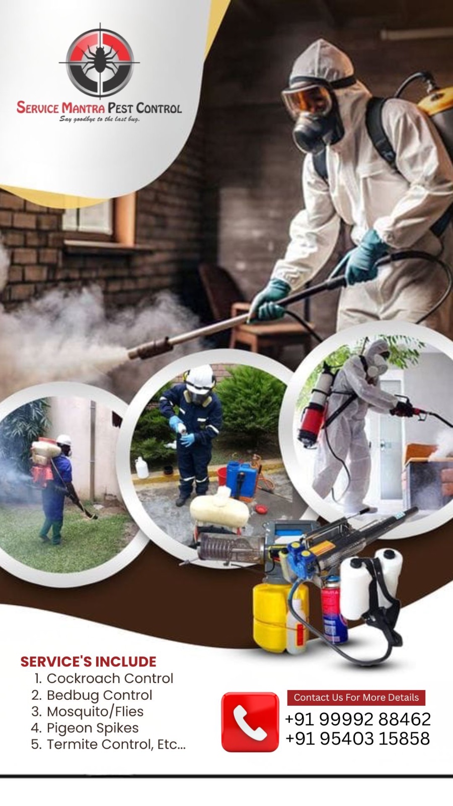 Service Mantra Pest Control Facebook ad from Mar 2, 2026