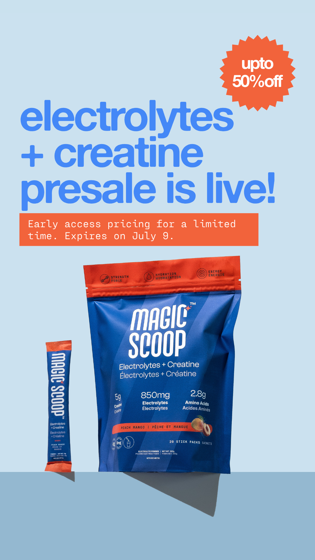 Magic Scoop Facebook ad