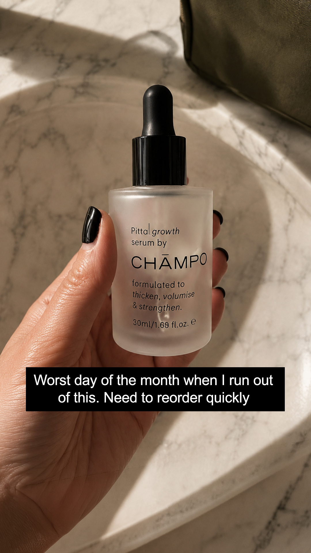 Chāmpo Haircare Facebook ad