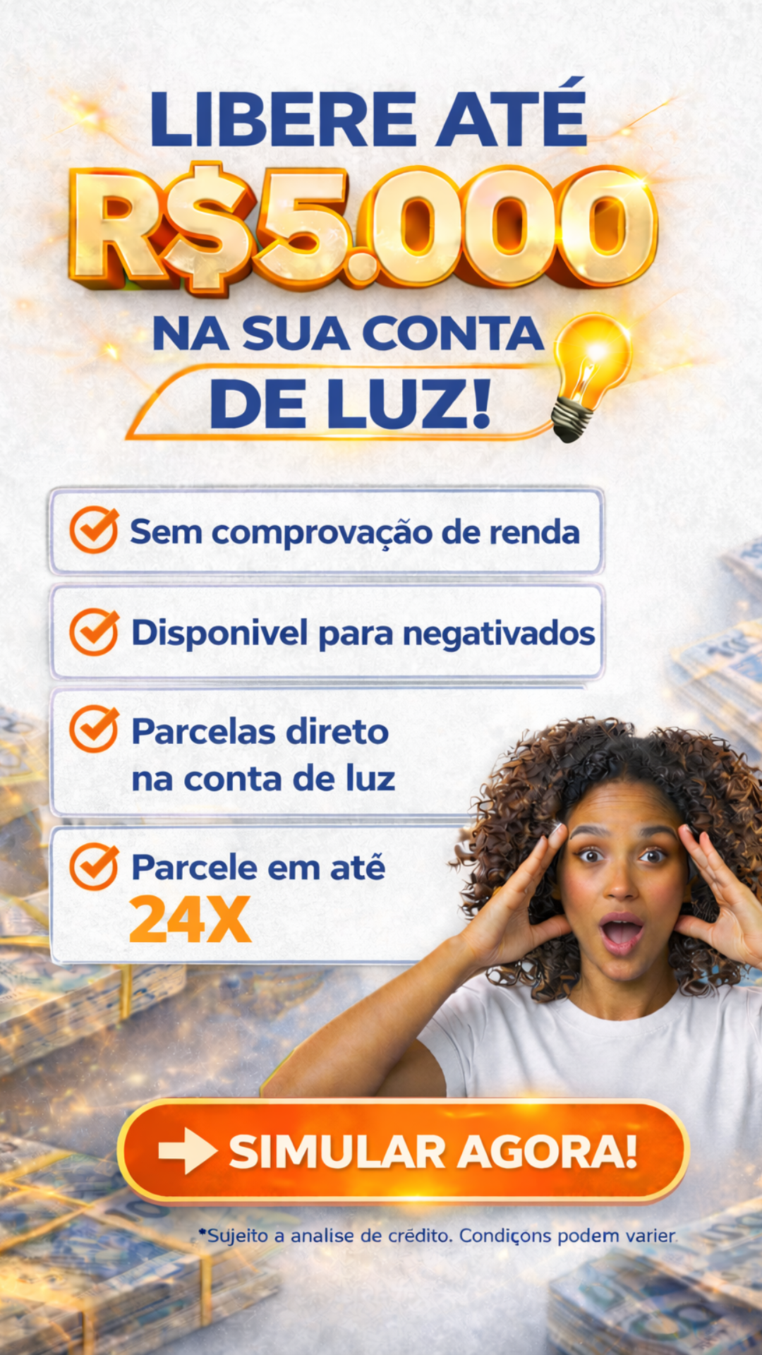 CredLuz  Facebook ad