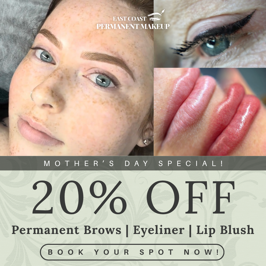 East Coast Permanent Makeup & Academy Facebook ad: 20% OFF All New PMU Services