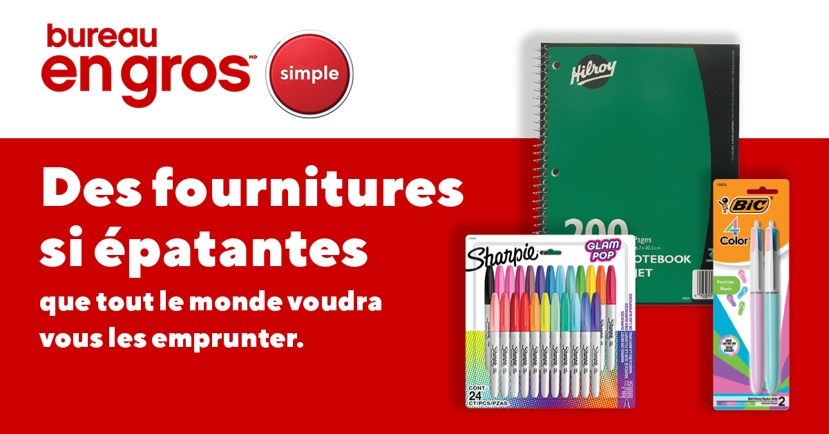 Bureau en Gros Facebook ad