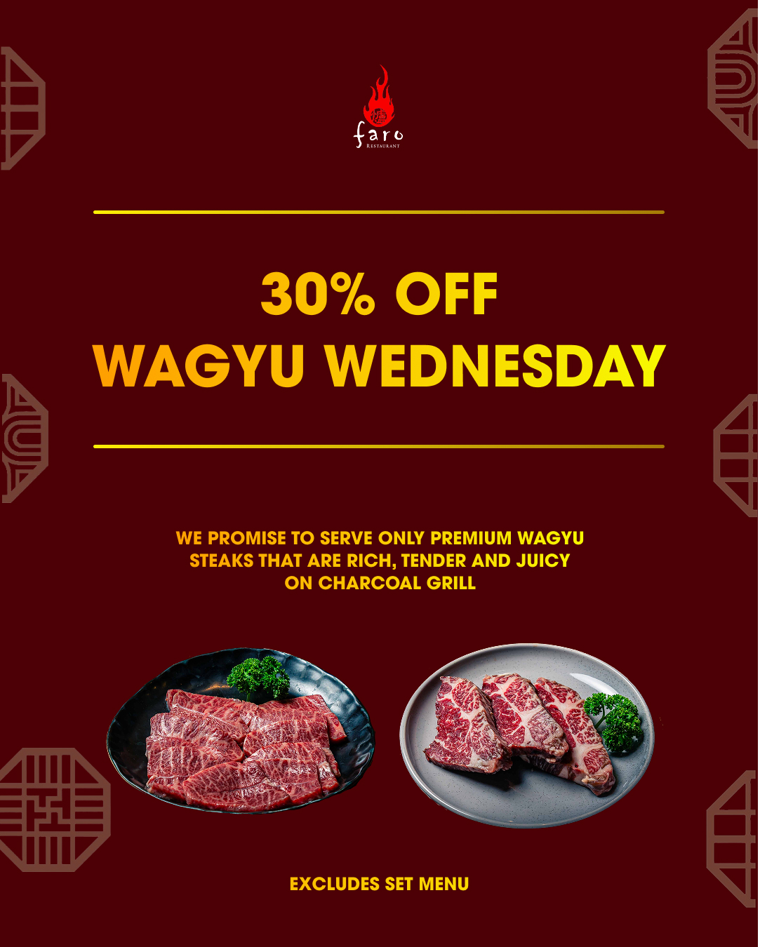 Faro Korean Restaurant Facebook ad