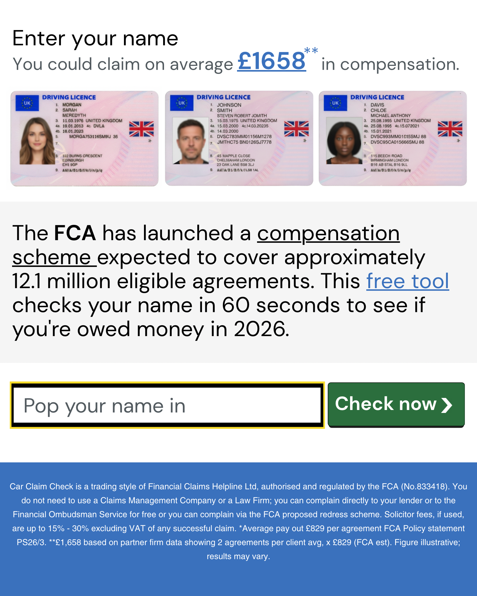 Sarah’s Money Tips Facebook ad