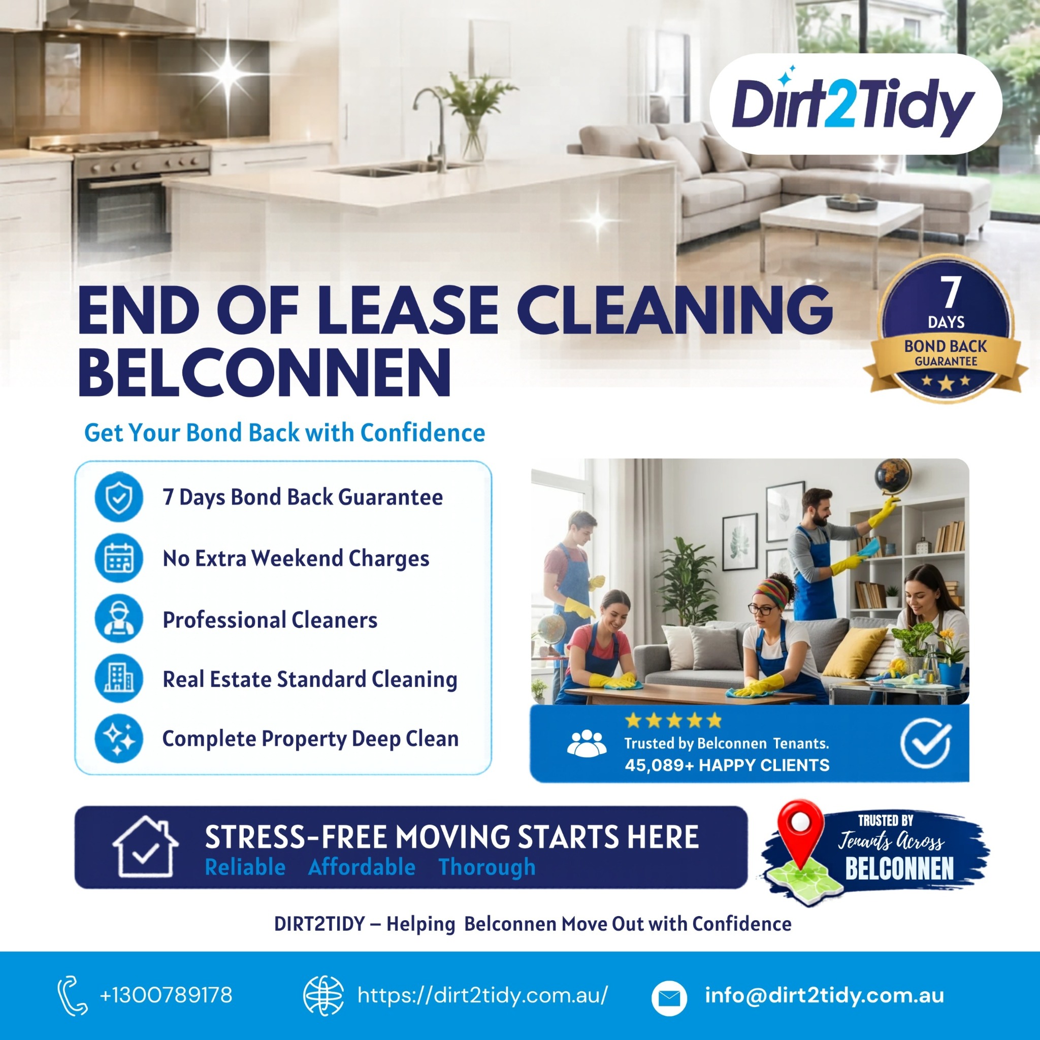 Dirt2Tidy Facebook ad