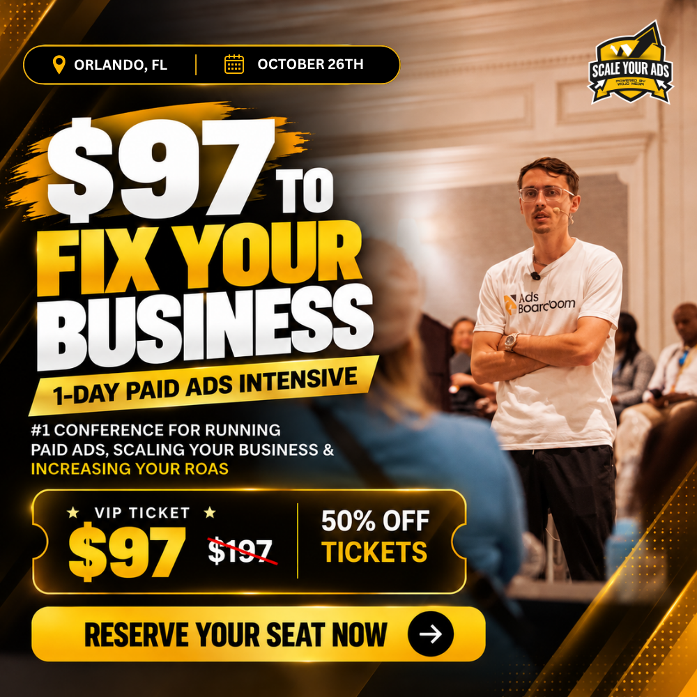 Jason Wojo Facebook ad: [Orlando, FL #1 Event For Scaling Your Ads]