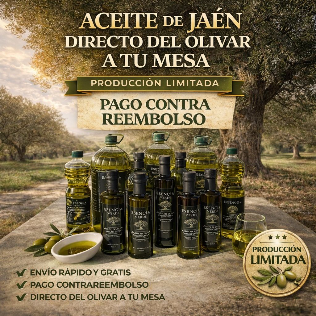 Esencia Verde - AOVE de Jaén Facebook ad: El mejor AOVE con un 30% de Descuento