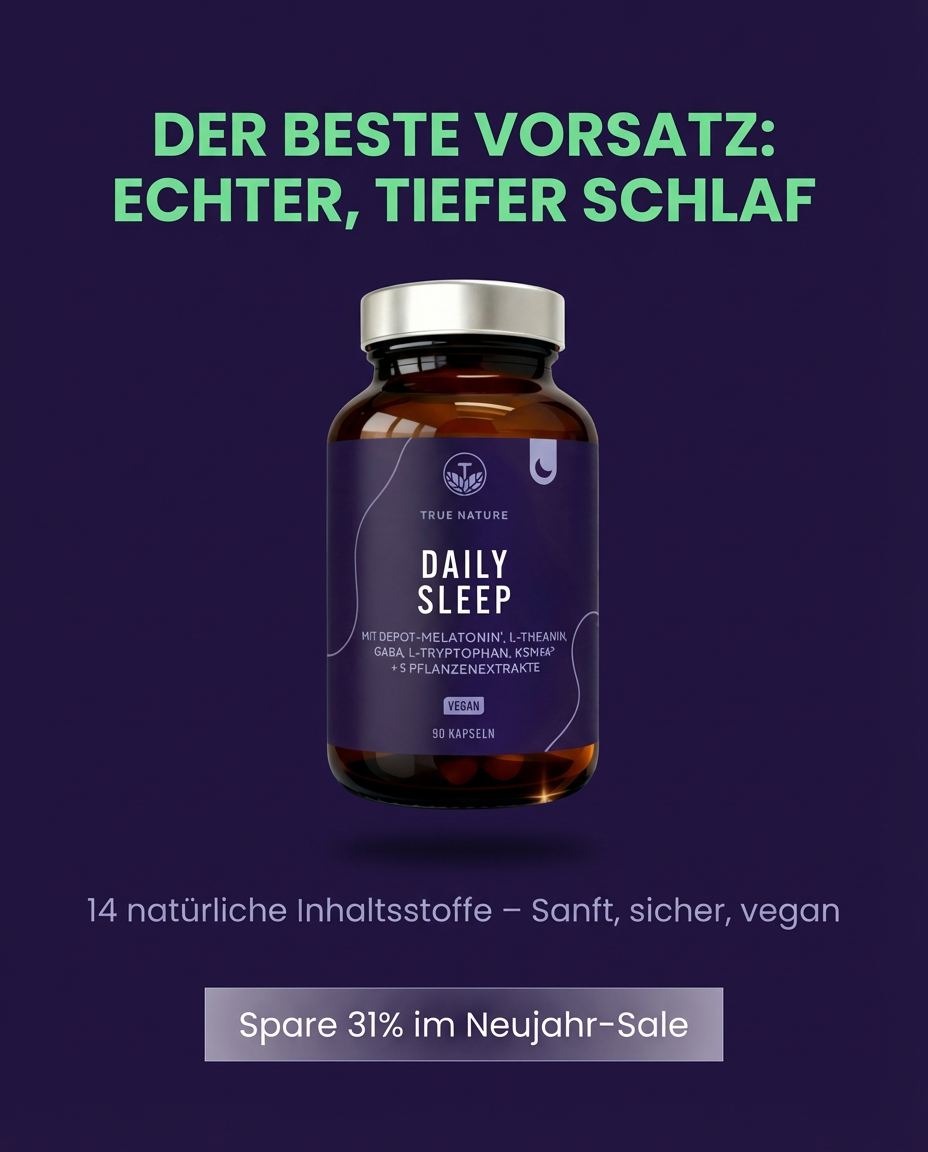 True Nature Facebook ad: 25% im Neujahr Sale sparen