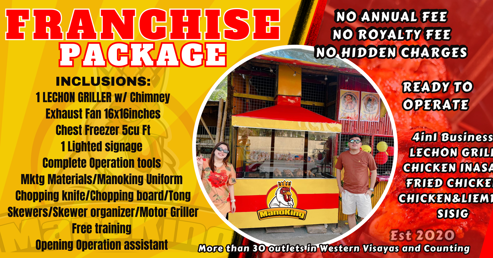 ManoKing Lechon Manok & Liempo House Facebook ad: Chat in Messenger