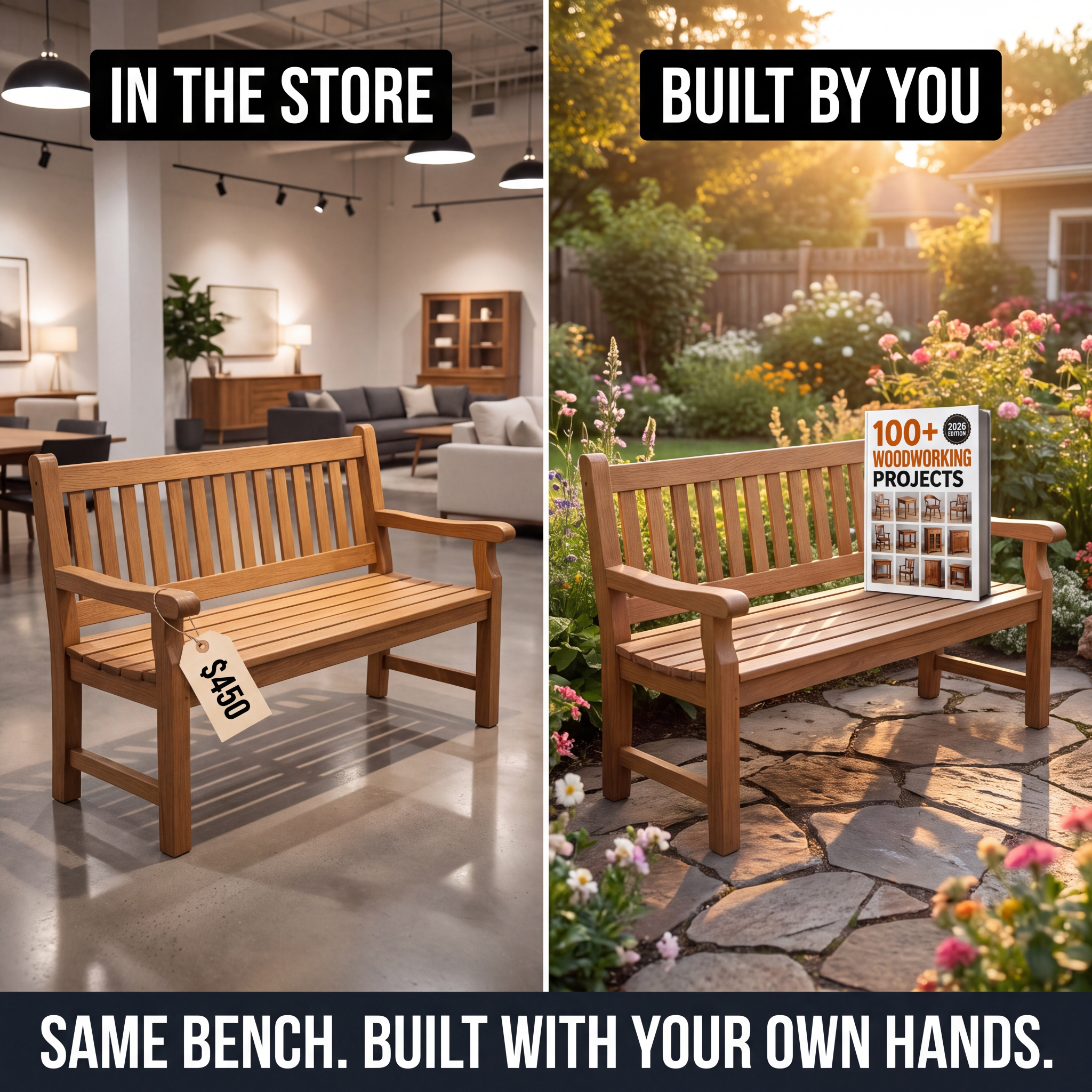 Master Crafts DIY Facebook ad: 100+ Plans. Every Measurement.