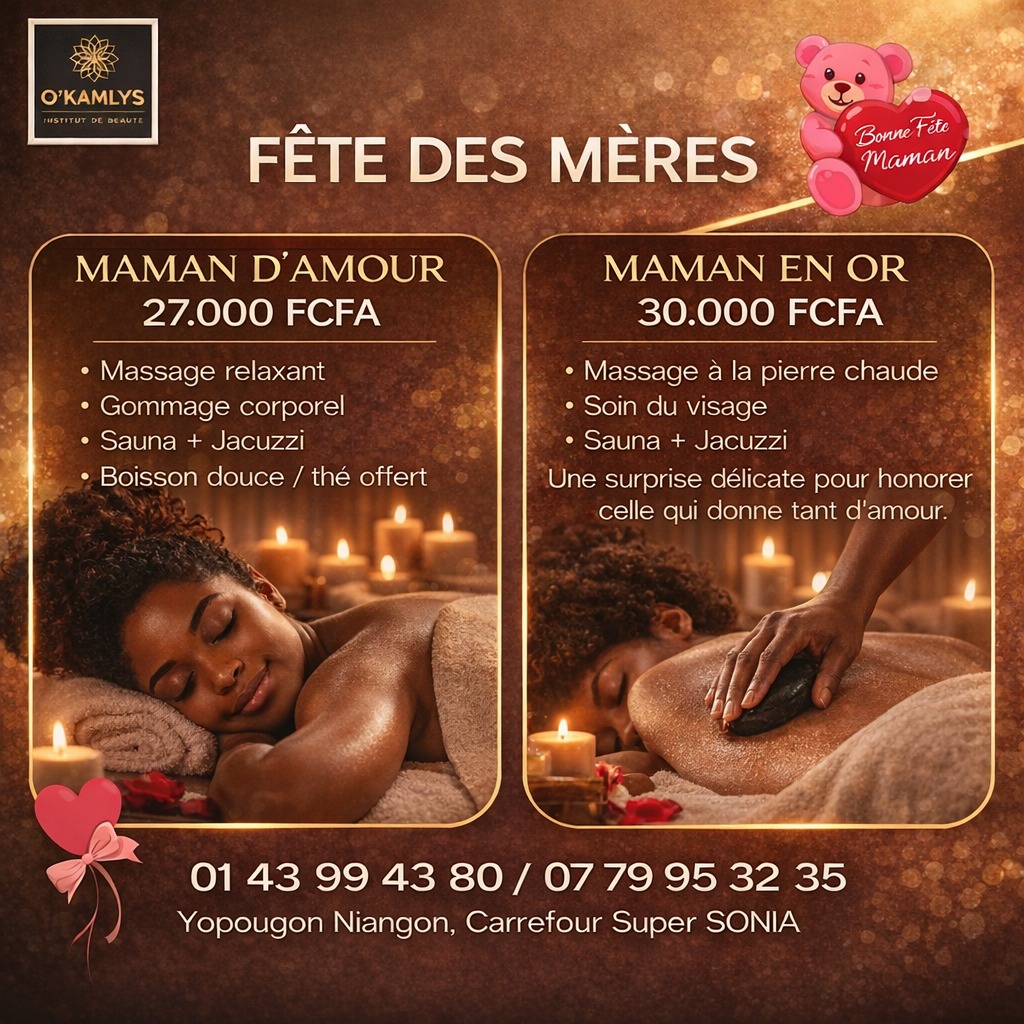 O'Kamlys Beauty & Spa Facebook ad: Célébrez la femme la plus précieuse de votre…