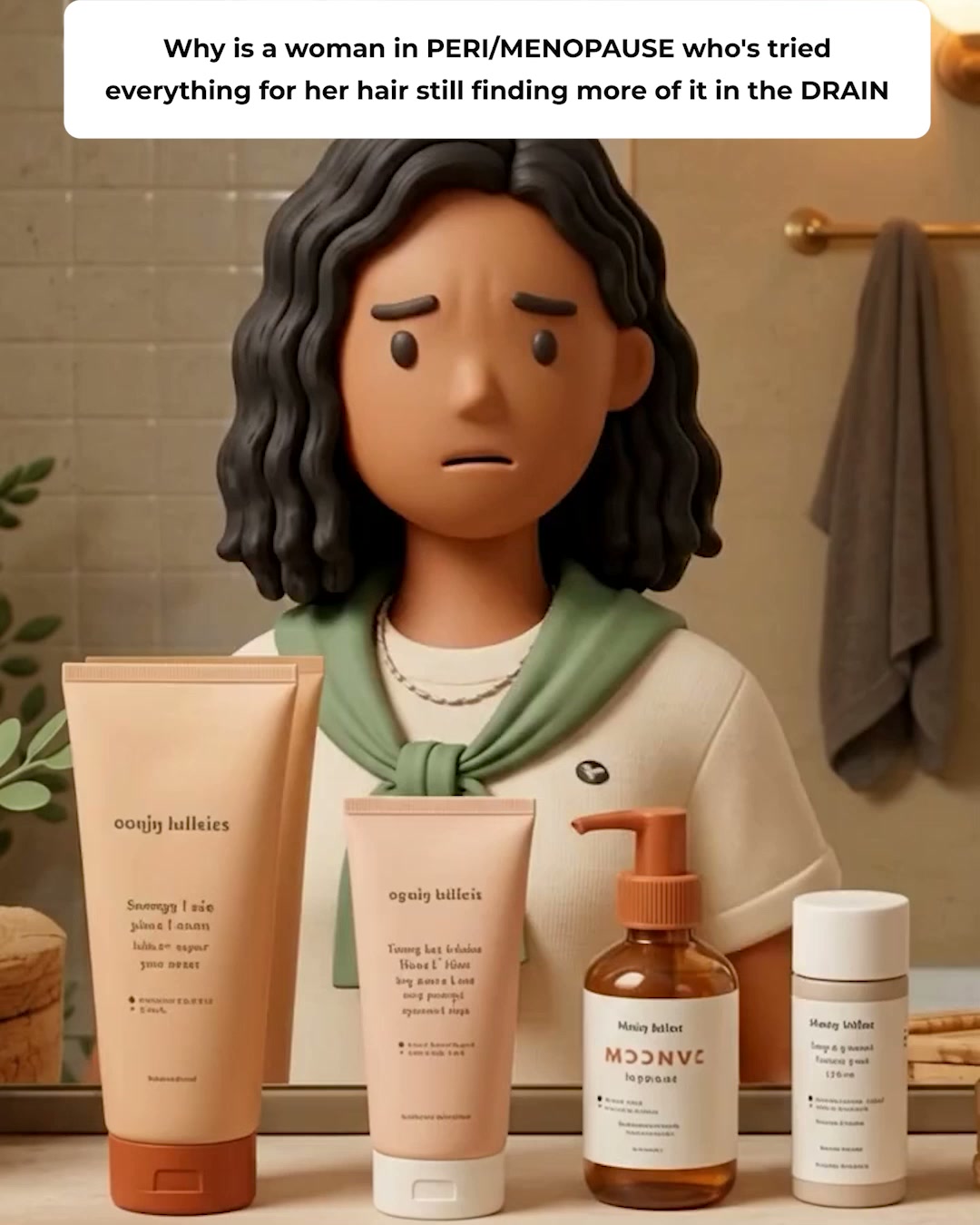 Semaine Health Facebook ad: The Real Reason Your Hair Is Thinning After 40