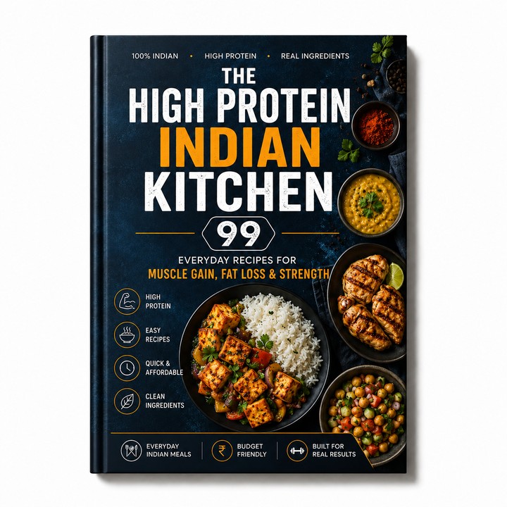 RecipeWallah Facebook ad: 99 High-Protein Indian Recipes | ₹199