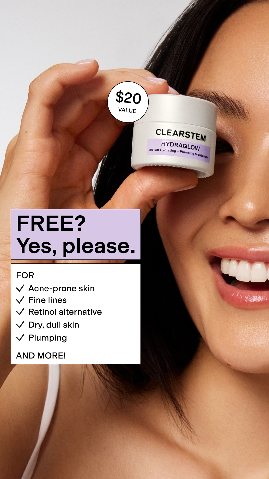CLEARSTEM Skincare Facebook ad