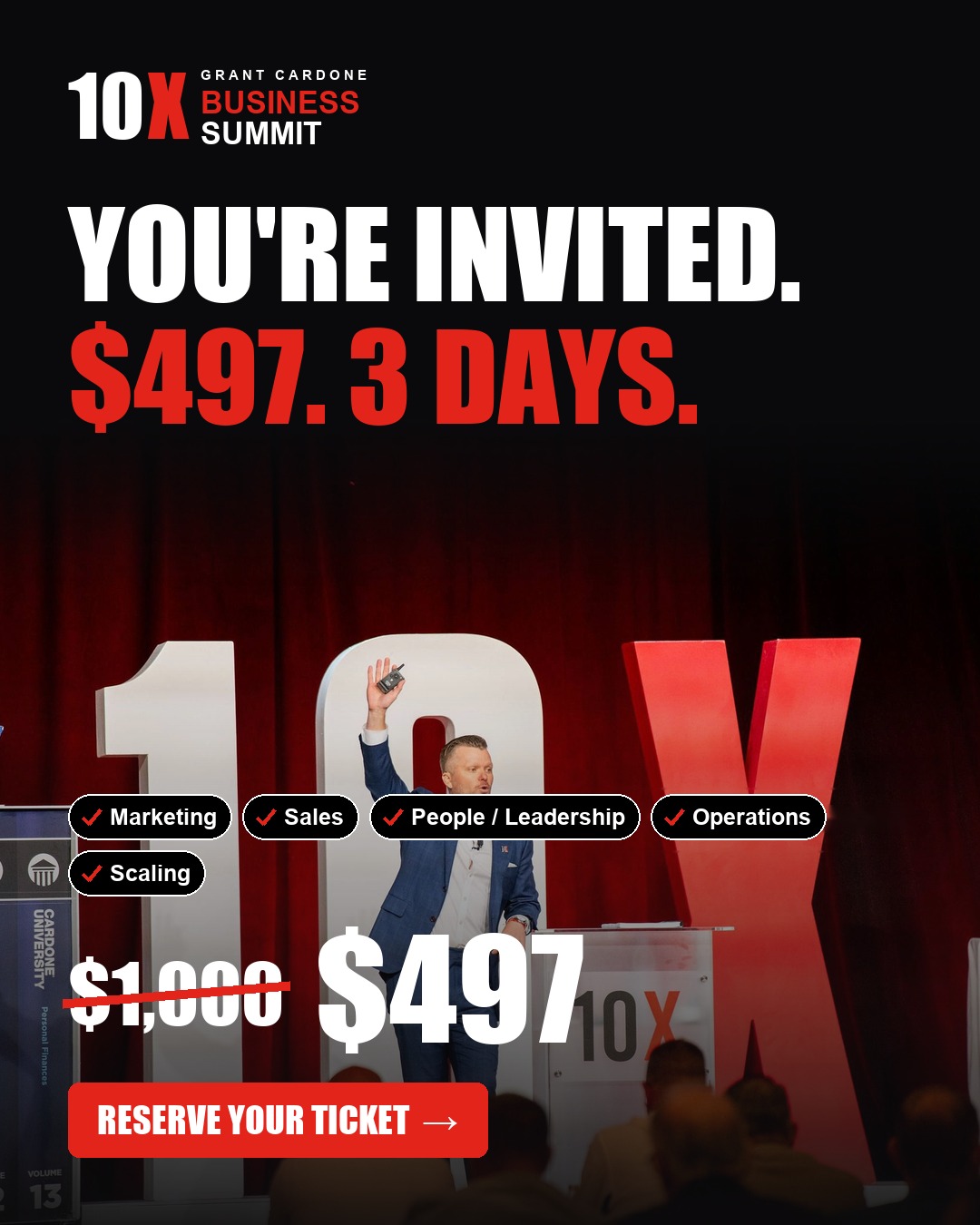 Grant Cardone Facebook ad: My $700M Exec Team Works With YOU