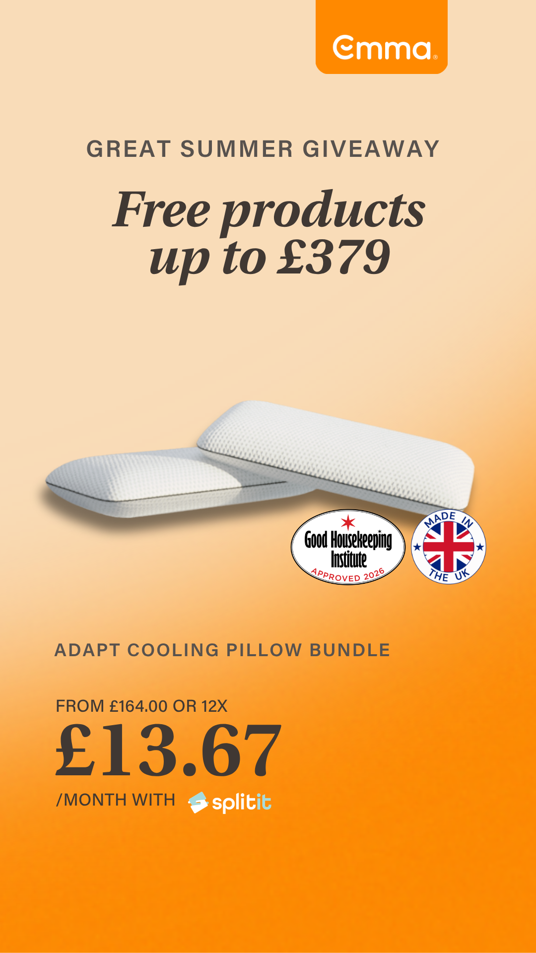 Emma Sleep UK Facebook ad