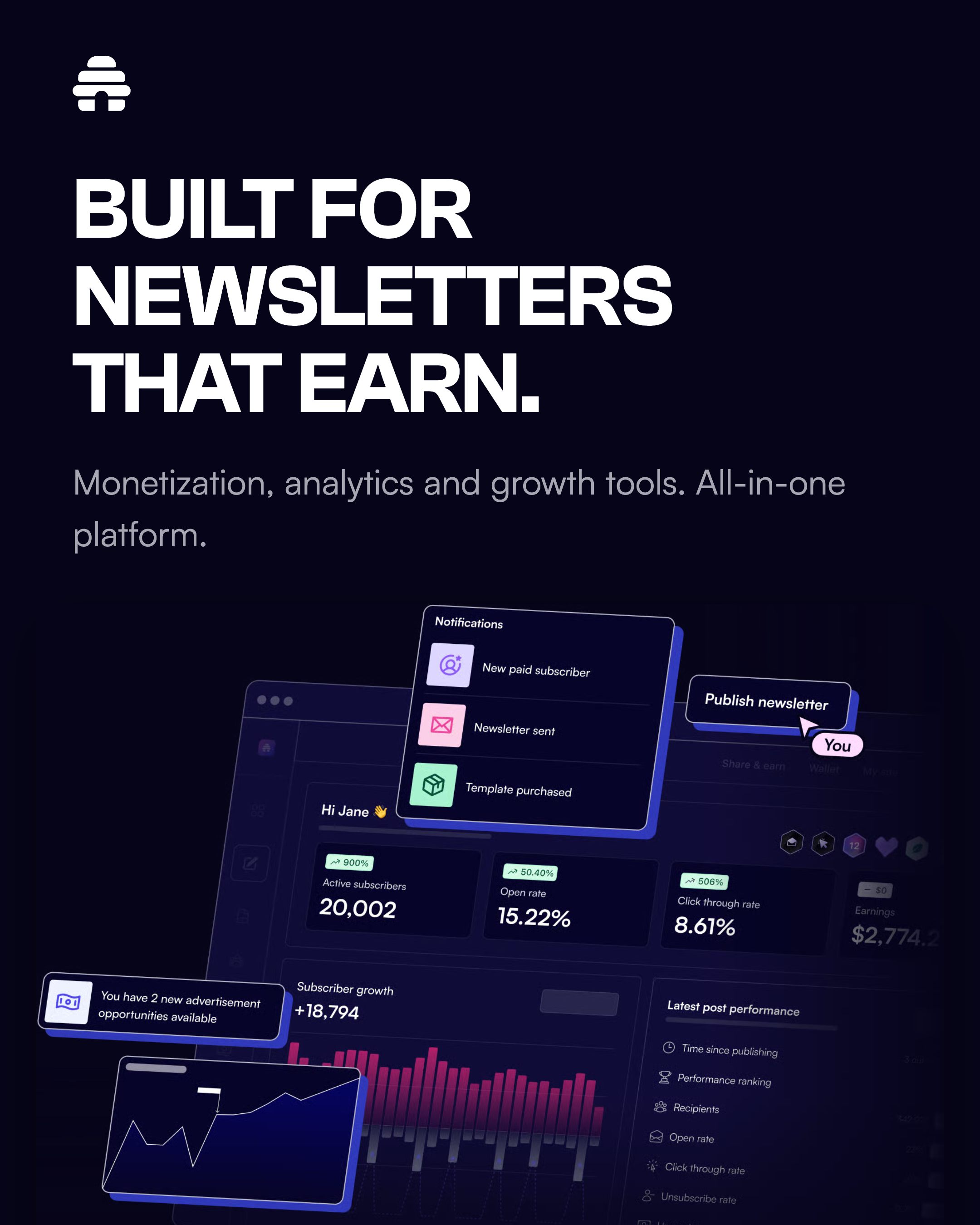 beehiiv Facebook ad