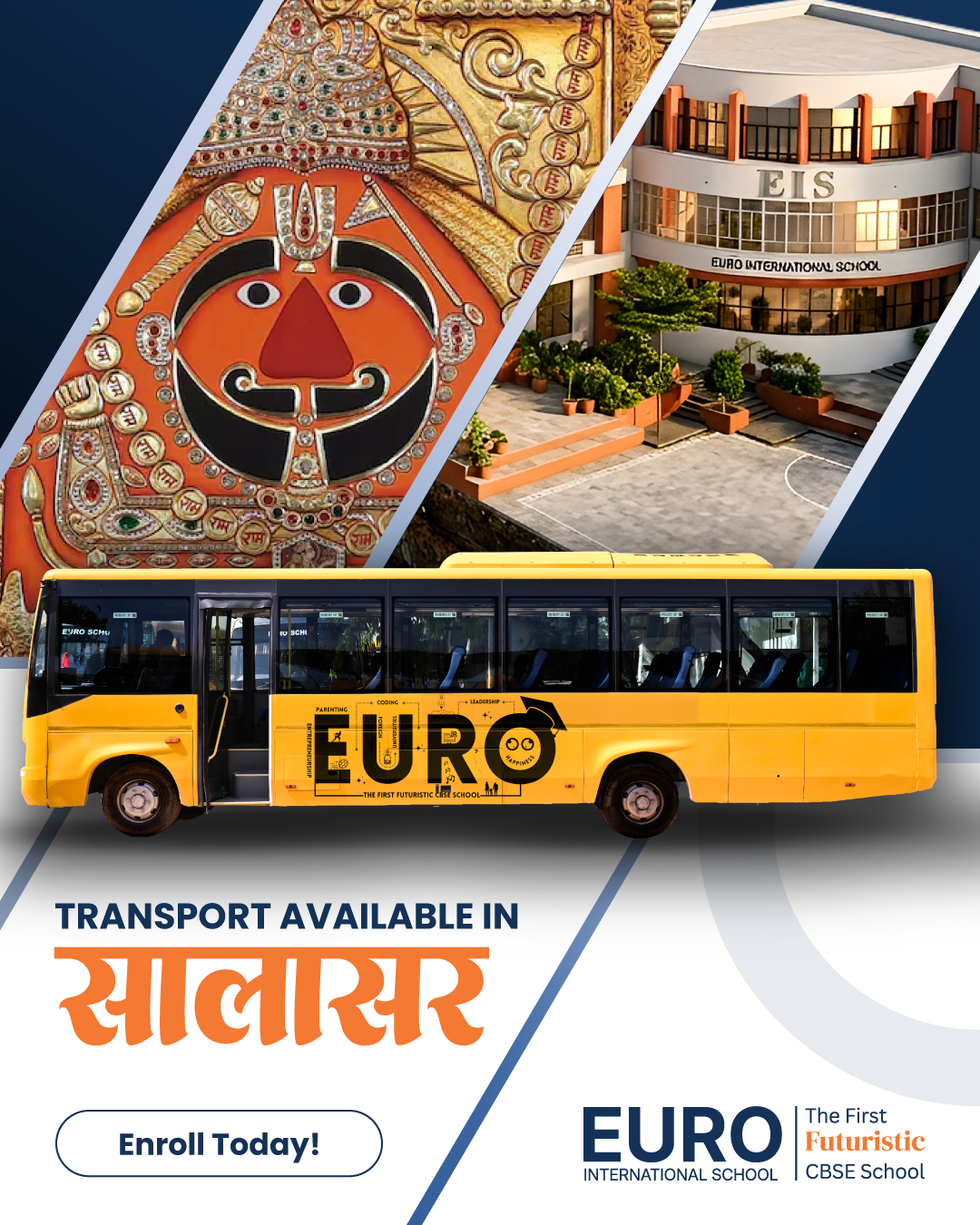 Euro International School, Sikar Facebook ad