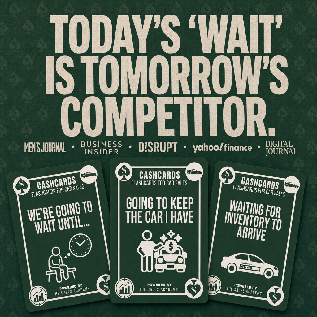 Jordan Stupar Facebook ad: We'll Wait Is The Objection Sending Units To Your Competitor