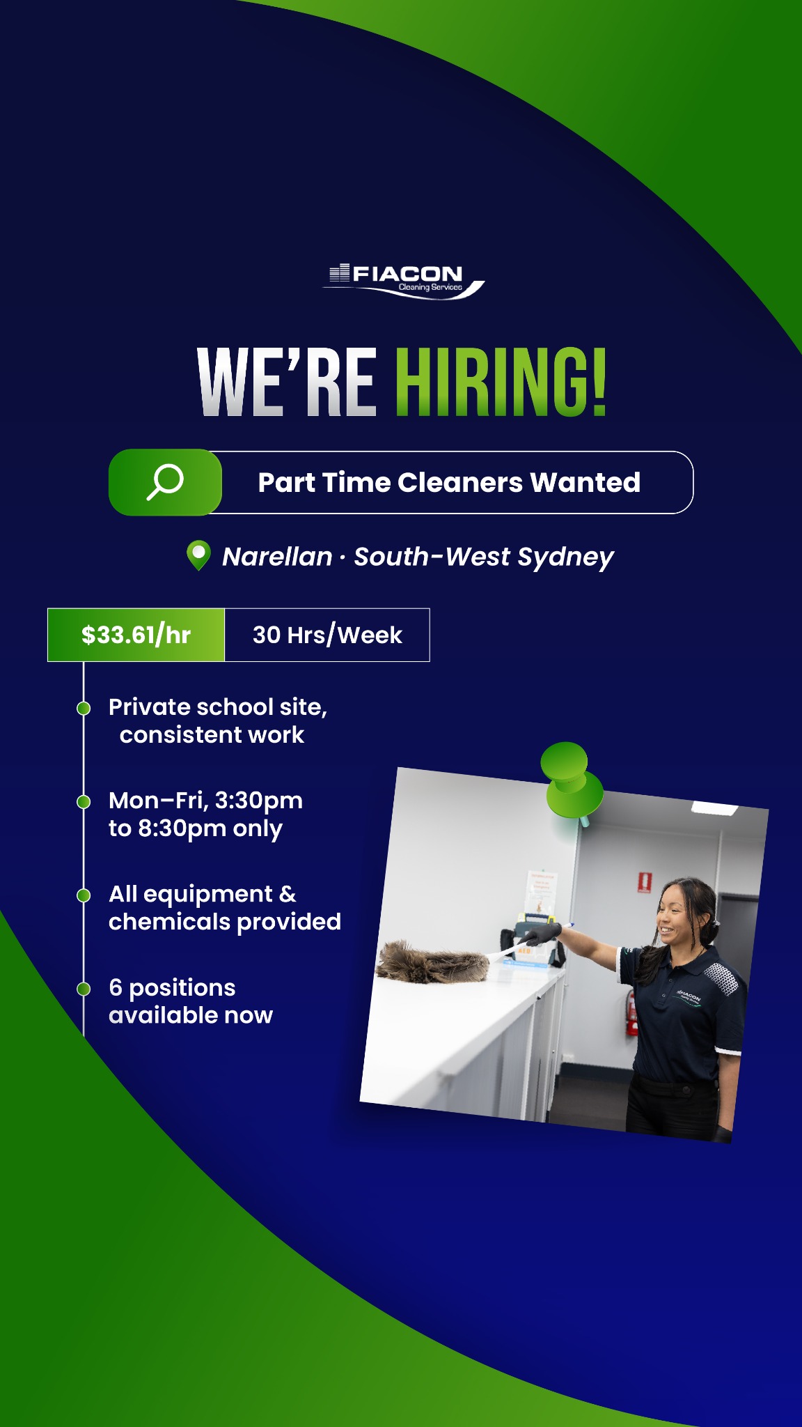 Fiacon Cleaning Services Facebook ad