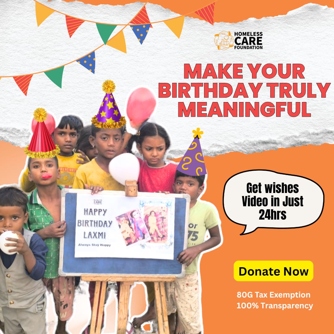Homeless Care Foundation Facebook ad