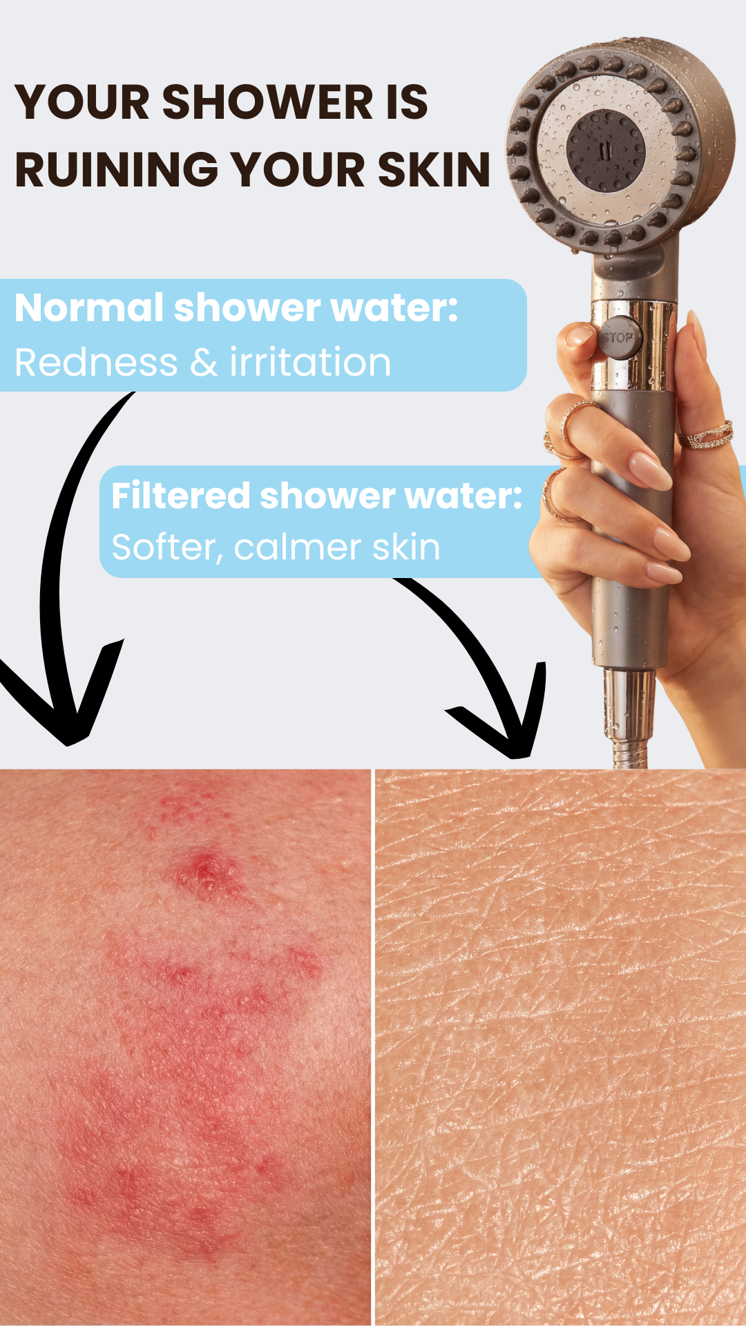 Aqua-Vira Facebook ad: The #1 Filtered Showerhead