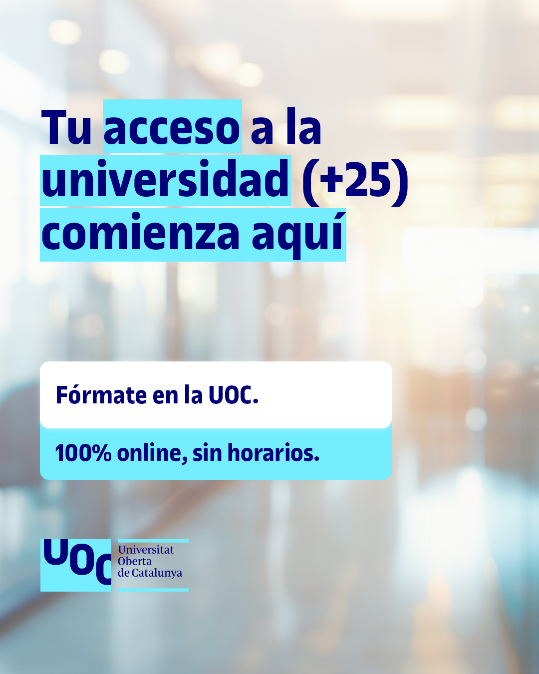 Universitat Oberta de Catalunya (UOC) Facebook ad