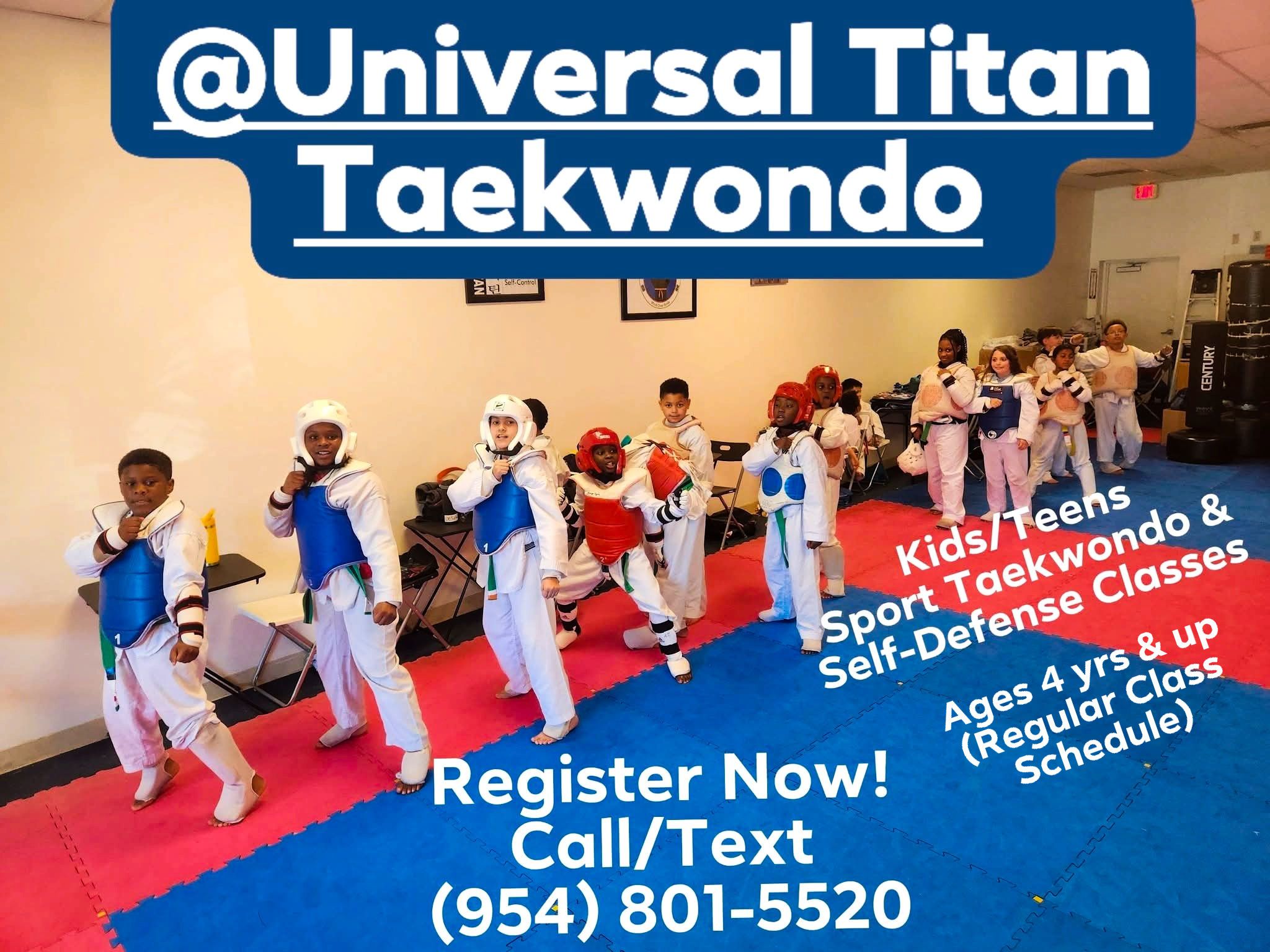 Universal Titan Taekwondo Facebook ad