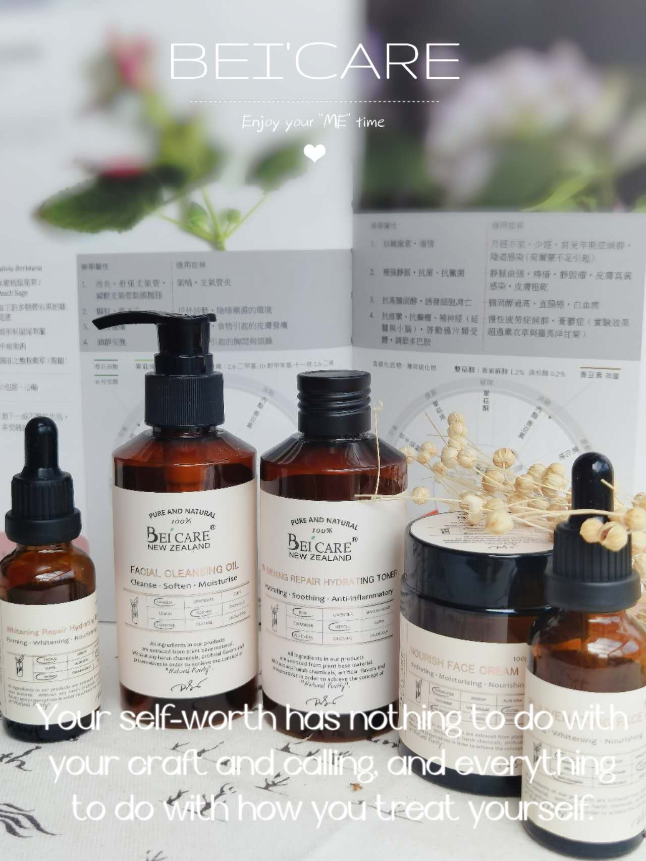 Beicare Natural Skincare Facebook ad: Crafting Natural Skincare Just for You.