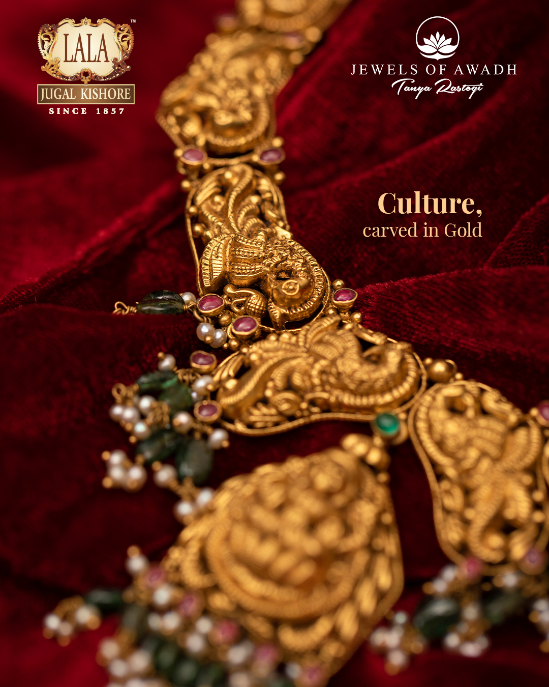 Lala Jugal Kishore Jewellers Facebook ad: Culture, carved in Gold
