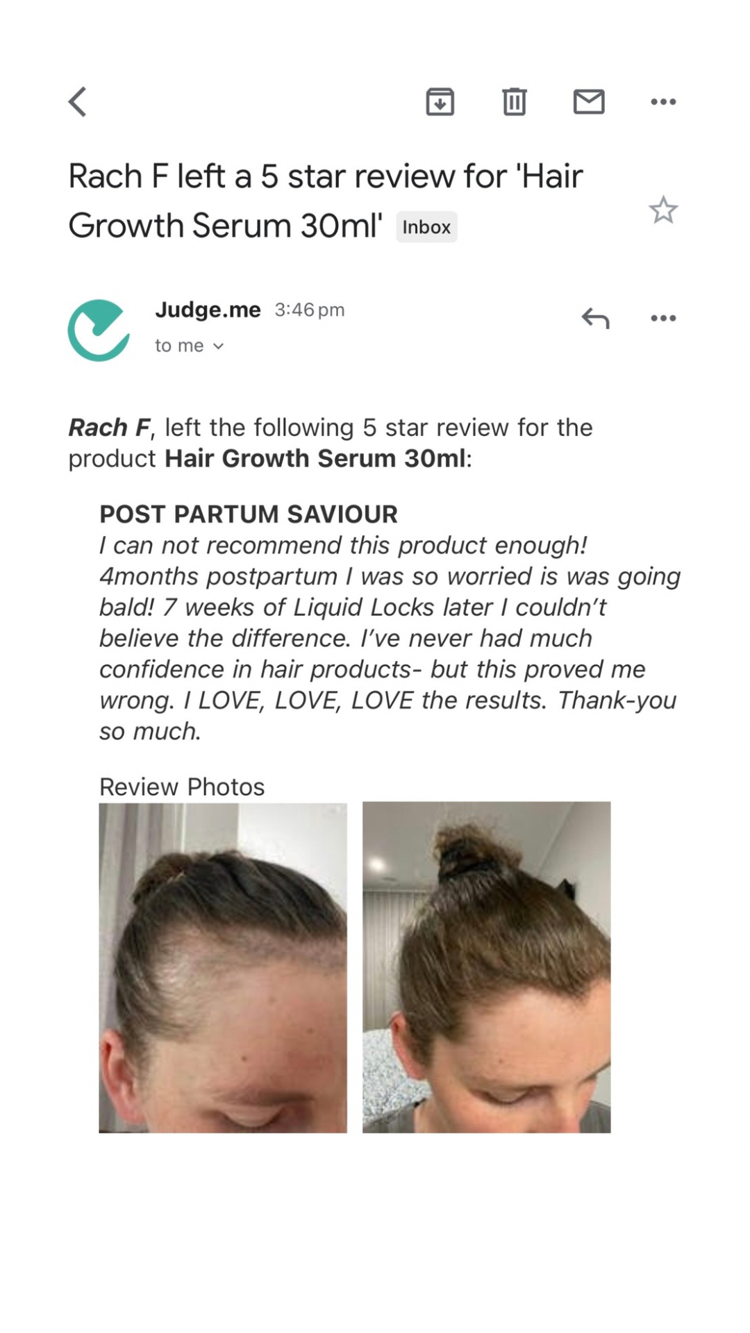 Liquid Locks Australia Facebook ad from Jun 11, 2026