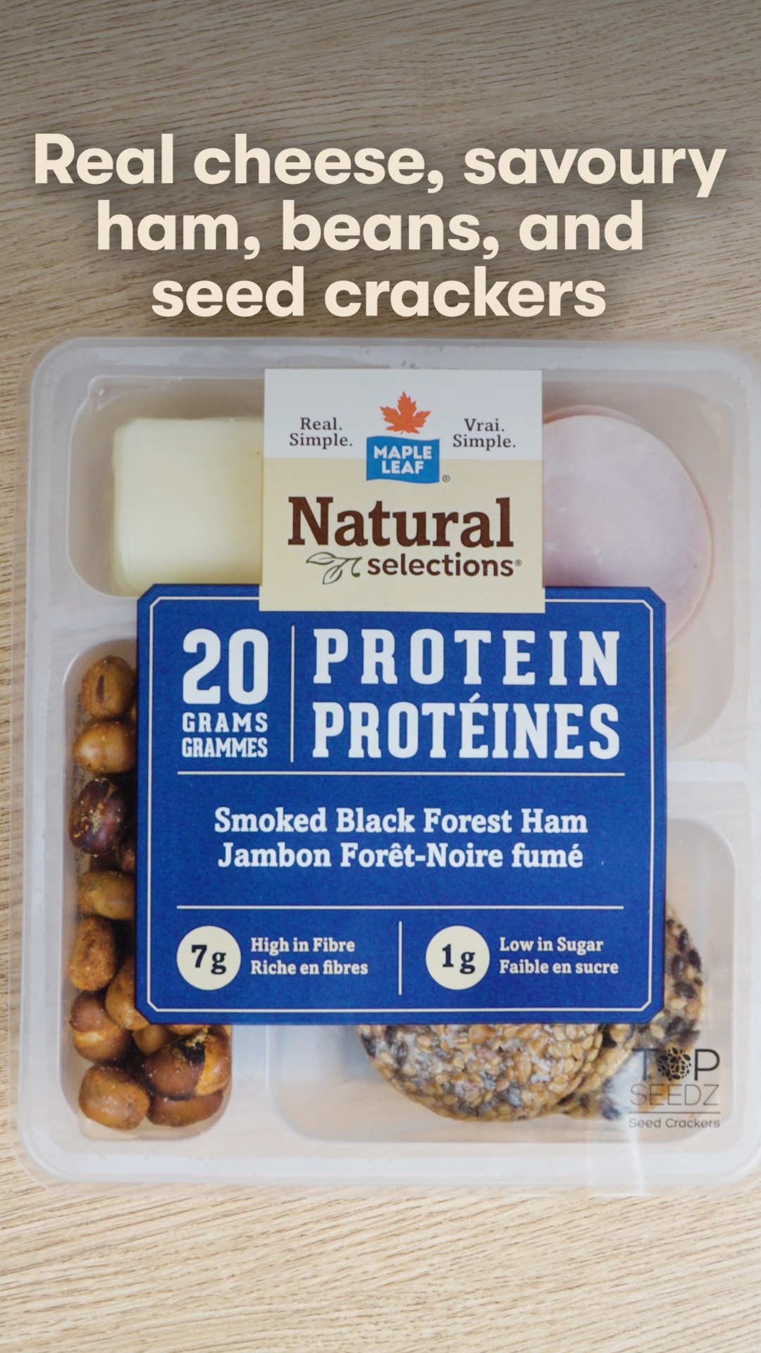 Maple Leaf Foods Facebook ad: When snack time needs a win, Maple Leaf…