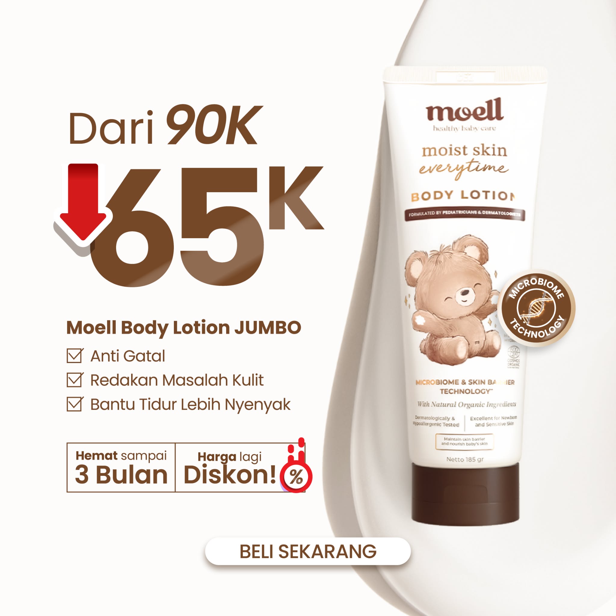 Moell Baby Skincare Facebook ad