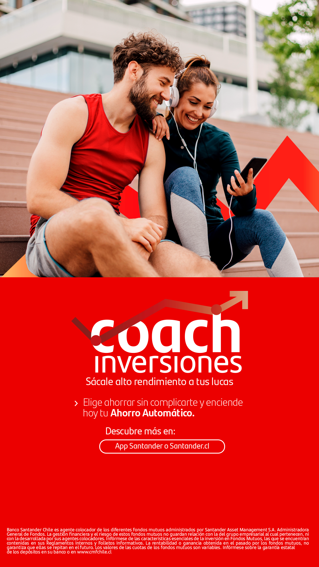 Banco Santander Chile Facebook ad