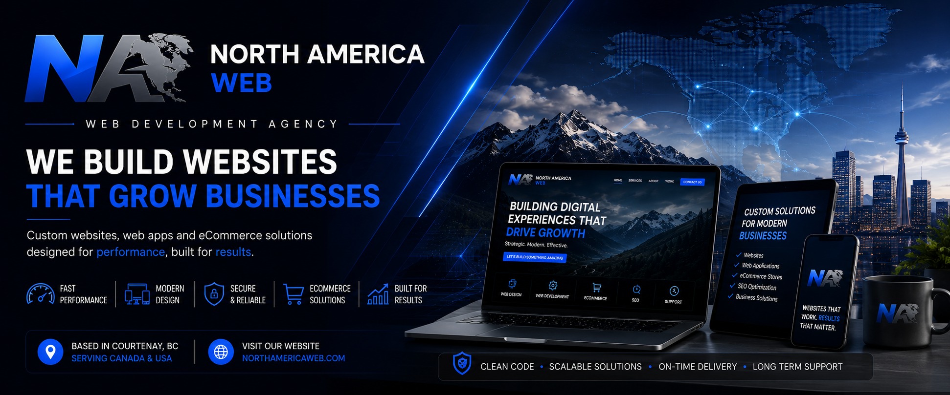 North America Web Solution Facebook ad: Your website should do more than look good.