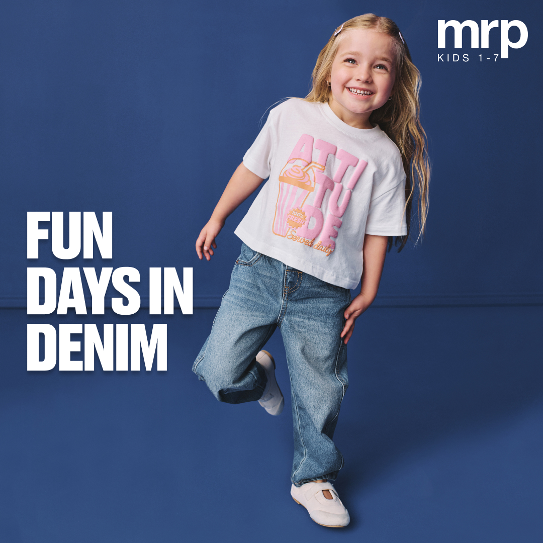 Mr Price Kids Facebook ad: Good denim days start right here New for…