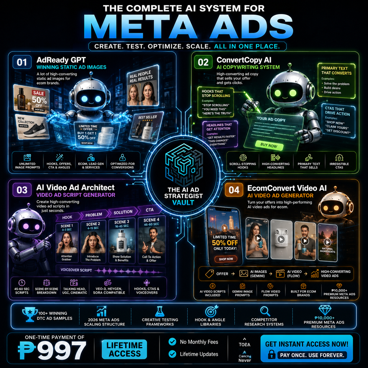 Ad Strategist Chris Facebook ad: Everything You Need to Scale Meta Ads in One Vault - Get…