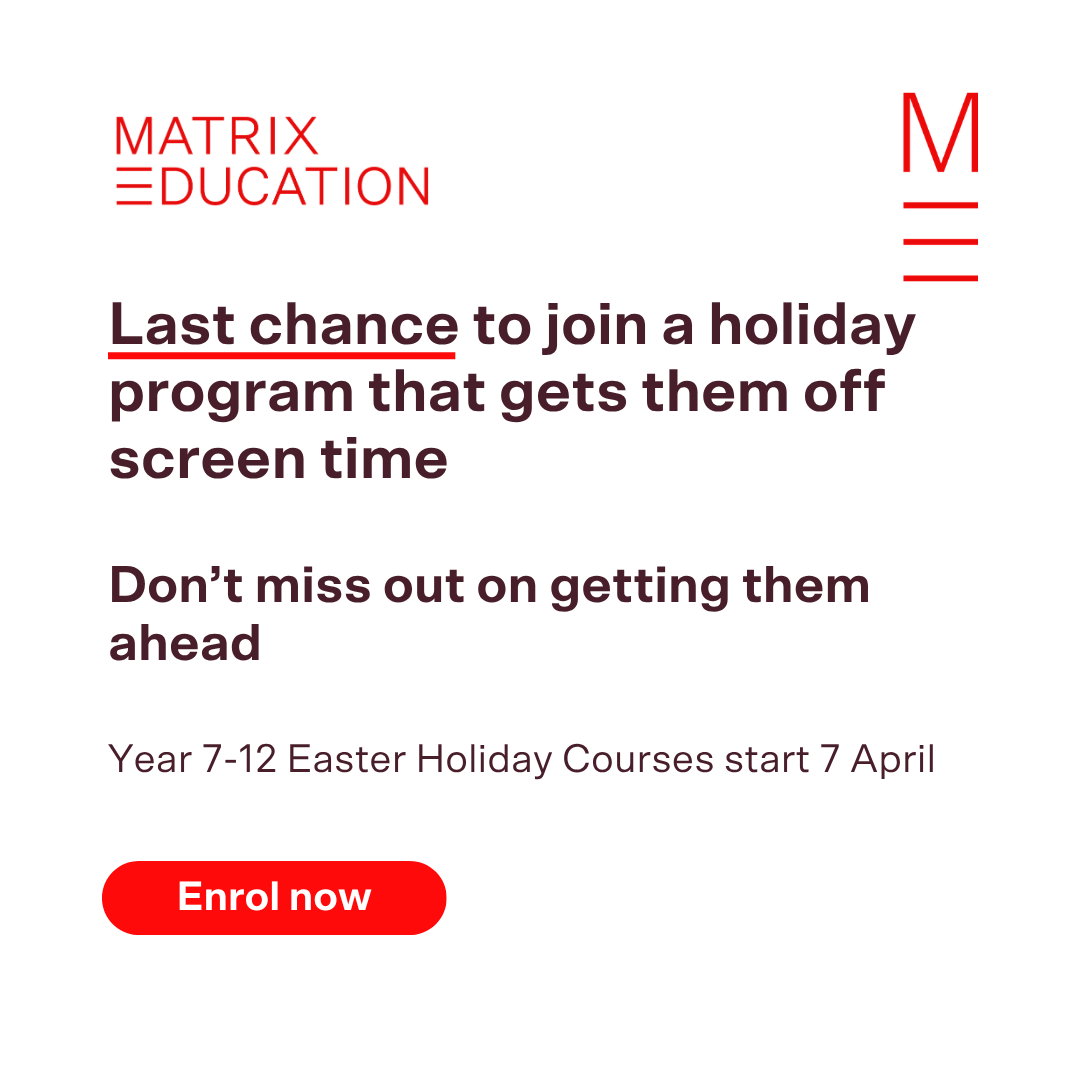 Matrix Education Facebook ad